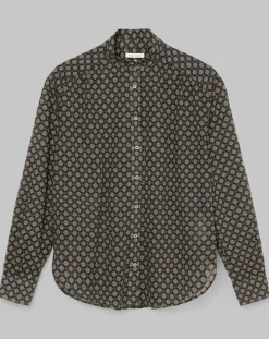 Chemise imprimée all-over multicolore