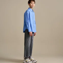 Chemise Ironie bleu azur