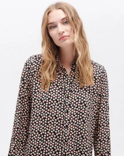 Chemise Katherine imprimée noire