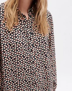 Chemise Katherine imprimée noire