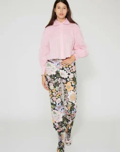 Chemise large Bridgerton rose poudre