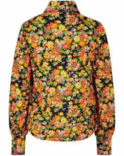 Chemise Liberty Fauve imprimée noir/multicolore