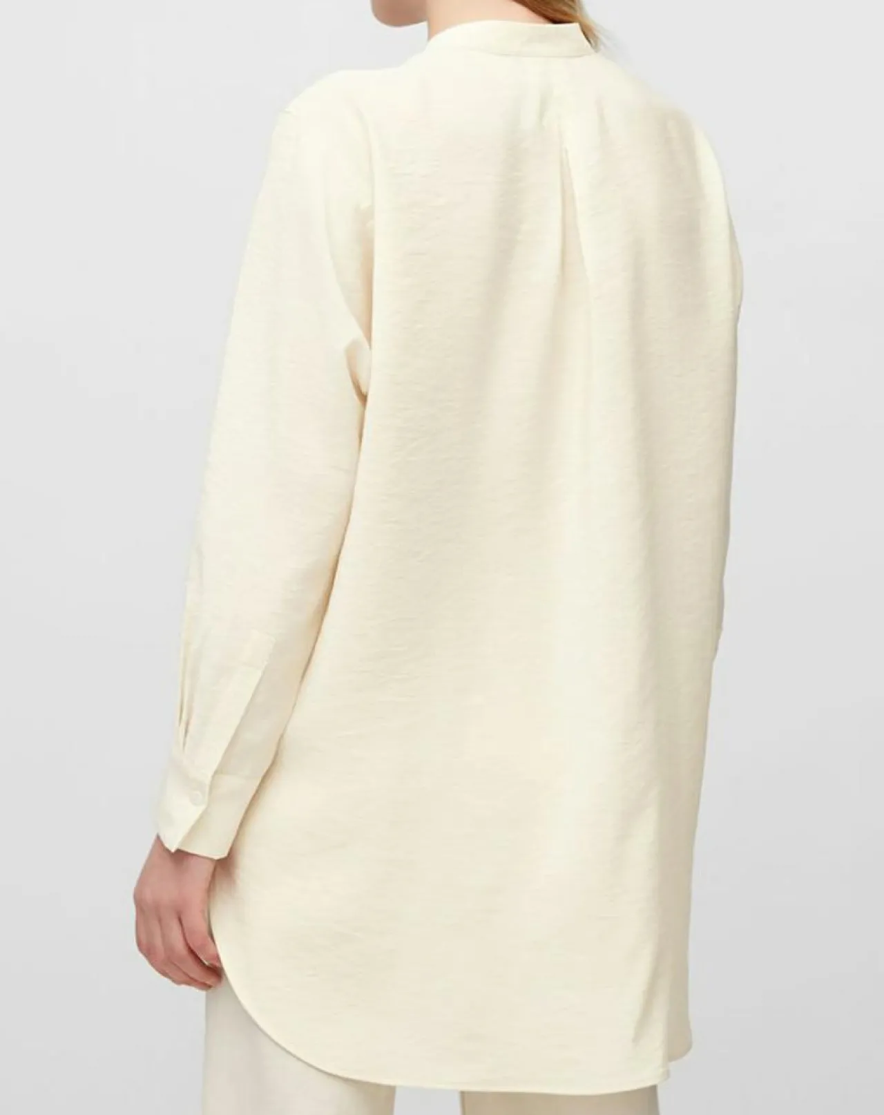 Chemise longue écrue