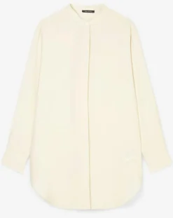 Chemise longue écrue