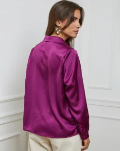 Chemise Léonie violette