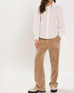 Chemise Médiéval Patchwork écrue