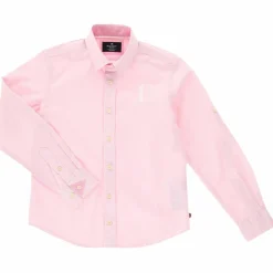 Chemise Number en Coton logo brodé rose