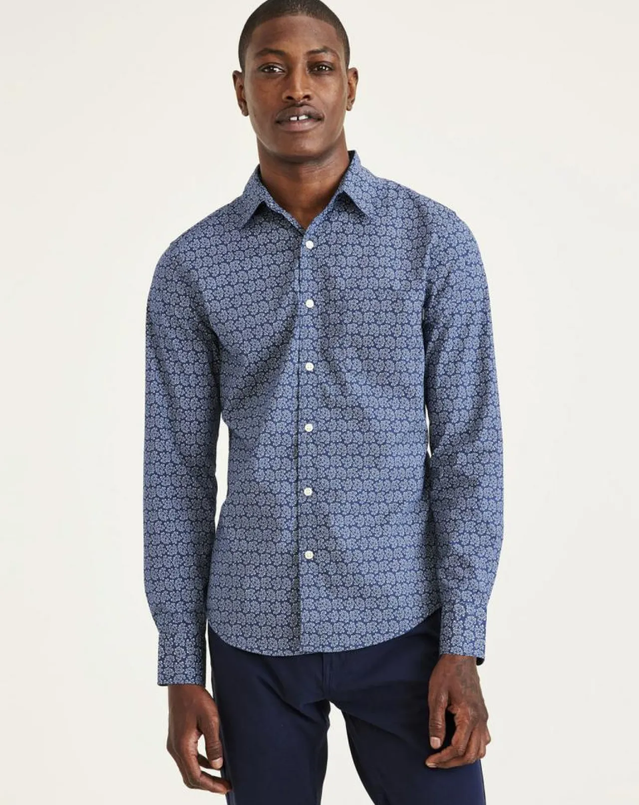 Chemise Original Slim bleu foncé