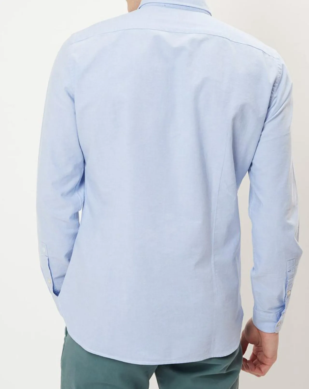 Chemise oxford shapped fit bleu ciel