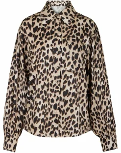Chemise Panthère Coeur léopard