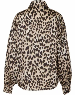 Chemise Panthère Coeur léopard