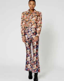 Chemise Patchwork encre