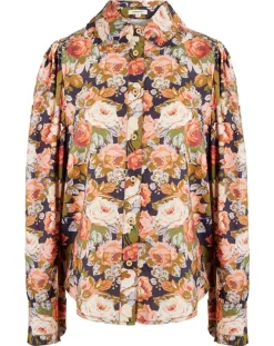 Chemise Patchwork encre