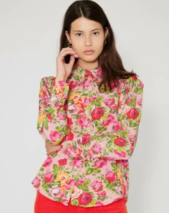 Chemise Patchwork rose