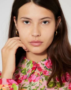 Chemise Patchwork rose