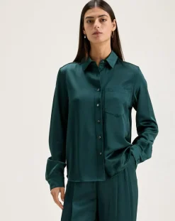 Chemise Pekin hunter