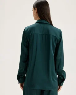 Chemise Pekin hunter