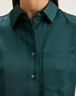 Chemise Pekin hunter