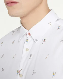 Chemise Petits Bonhommes blanche