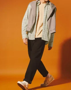 Chemise Picaro 2 ml caro beige/blanc