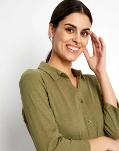 Chemise Polo Ml kaki