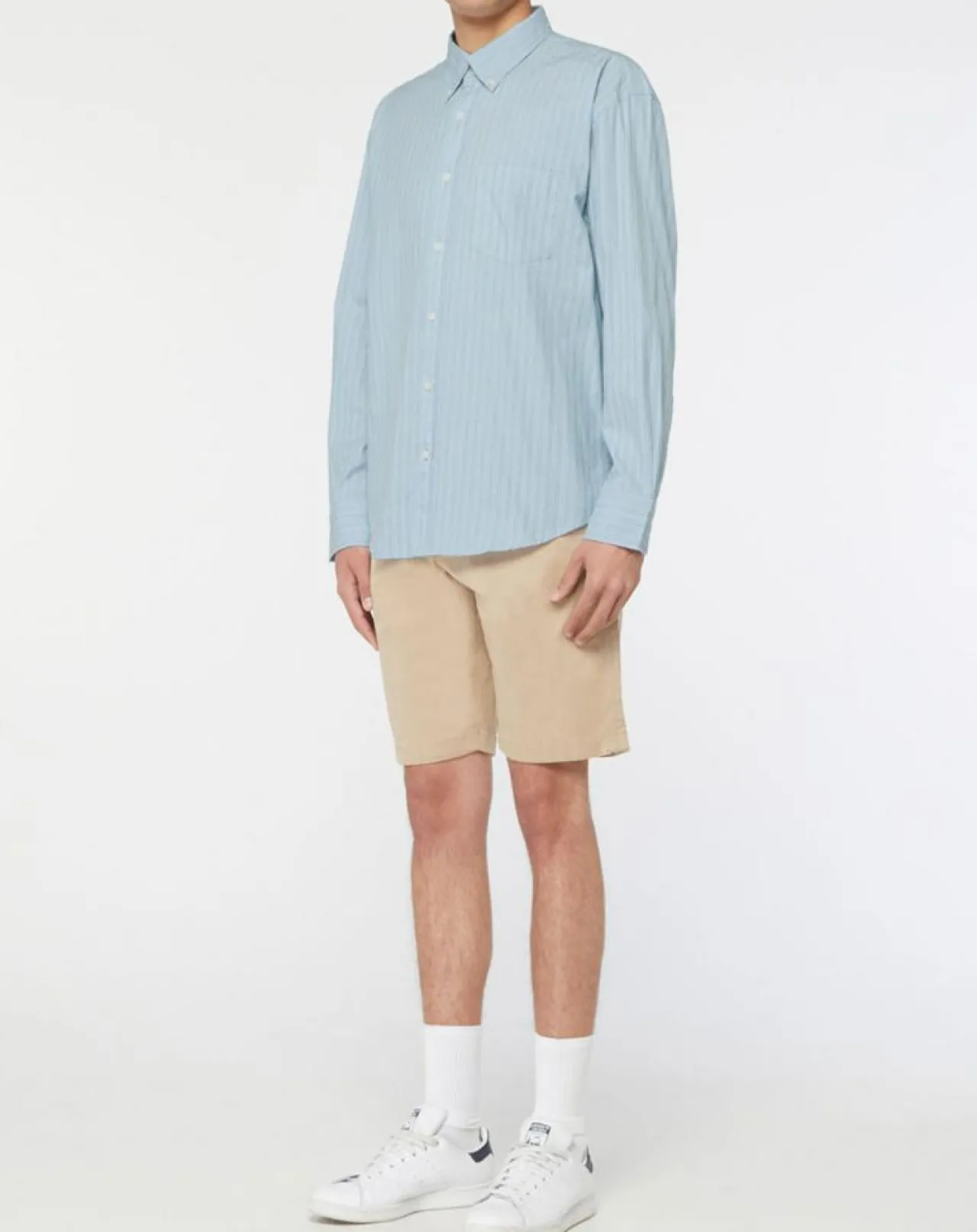 Chemise rayée Laps bleu ciel