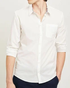 Chemise regular Earl blanche