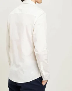 Chemise regular Earl blanche