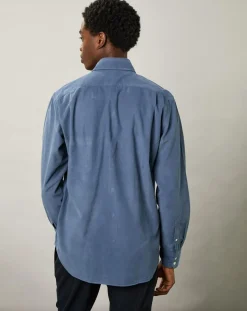 Chemise regular en Velours Milleraies Paul Pat raf