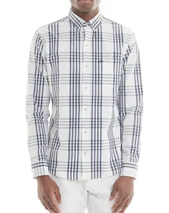 Chemise Regular Fit à carreaux bleu/blanc