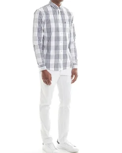 Chemise Regular Fit à carreaux bleu/blanc