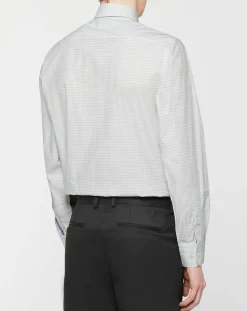 Chemise Regular Fit à carreaux beige/blanc