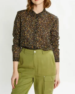 Chemise Regular Fit à imprimé floral multicolore