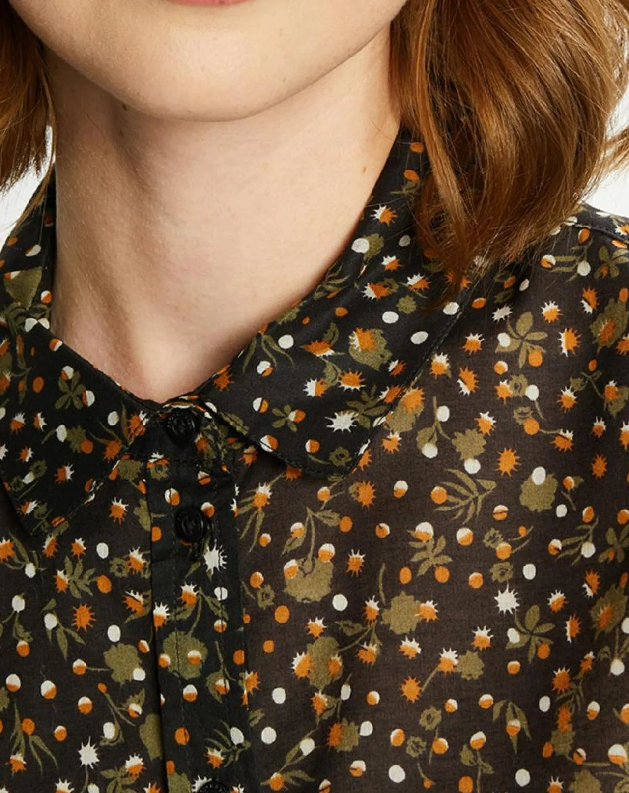 Chemise Regular Fit à imprimé floral multicolore