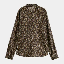 Chemise Regular Fit à imprimé floral multicolore