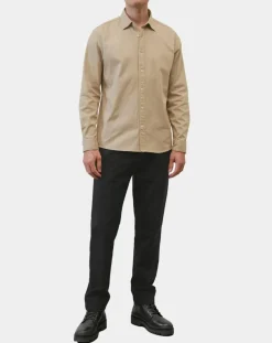 Chemise Regular Fit chinée beige
