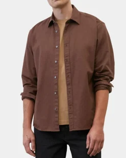 Chemise Regular Fit chinée bordeaux