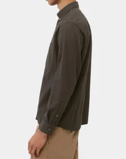 Chemise Regular Fit marron foncé