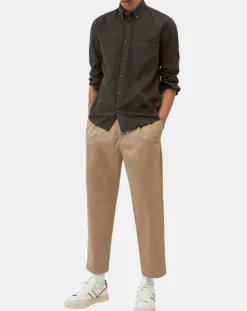 Chemise Regular Fit marron foncé