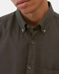 Chemise Regular Fit marron foncé