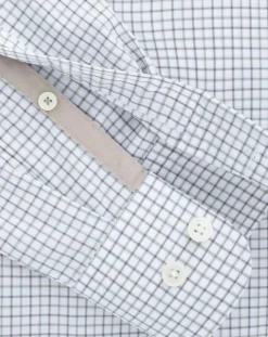 Chemise Regular Fit vichy tricolore blanc/kaki