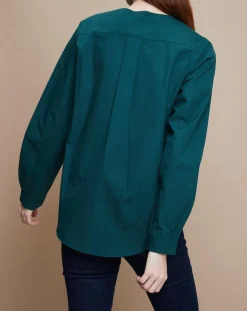 Chemise Sacha Popeline verte