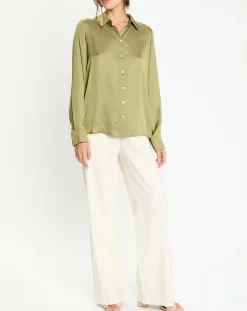 Chemise satinée Must gazon