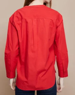 Chemise Sera Popeline rouge