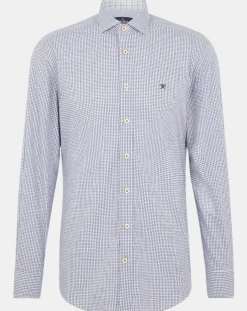 Chemise Slim Fit carreaux bleue