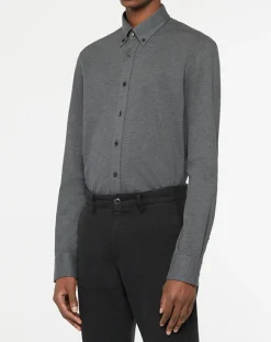 Chemise Slim Fit gris moyen