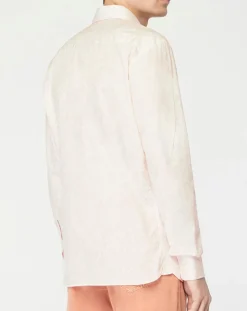 Chemise Slim Fit imprimée rose clair