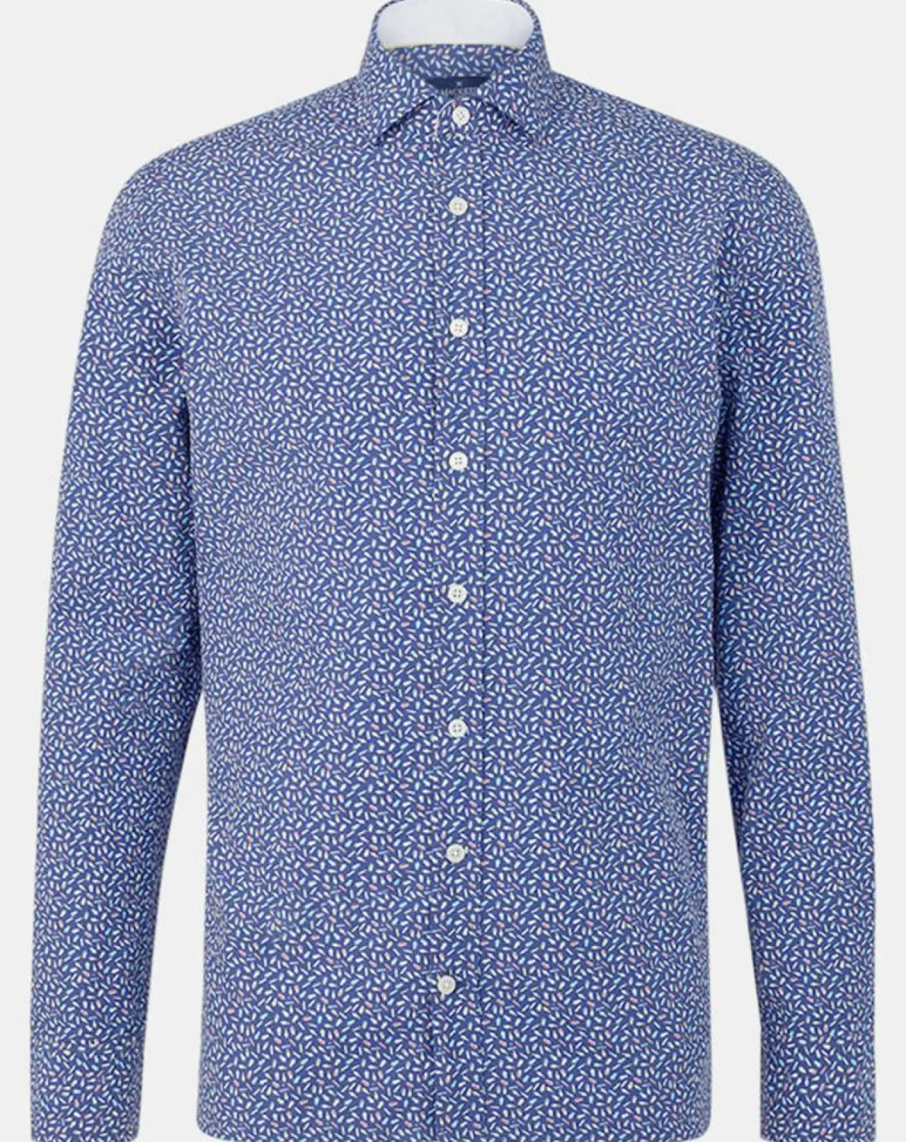 Chemise Slim Fit imprimée bleu foncé