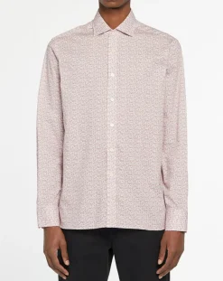 Chemise Slim Fit imprimée blanc/multicolore