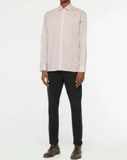 Chemise Slim Fit imprimée blanc/multicolore